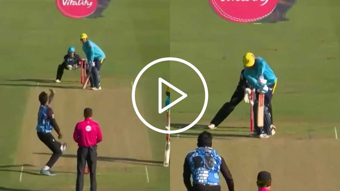 Usama Mir in action during Vitality Blast [Source: X]