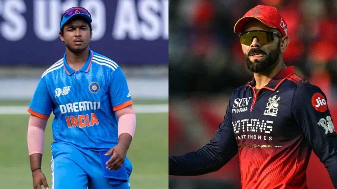 Vaibhav Sooryavanshi and Virat Kohli [Source: AFP]