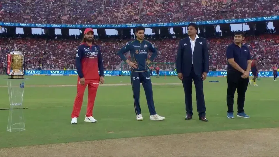 RCB बनाम GT (जियोहॉटस्टार से लिया गया स्क्रीनशॉट)
