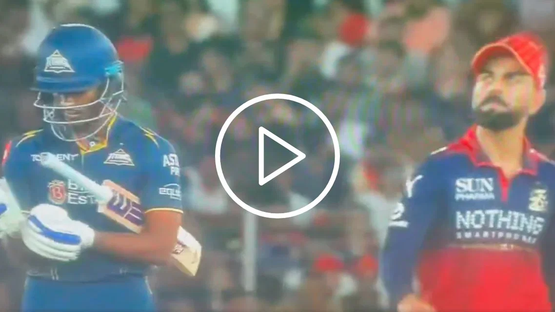 Virat Kohli Sledges Sai Sudharsan - (Source: ScreenGrab/X.com)
