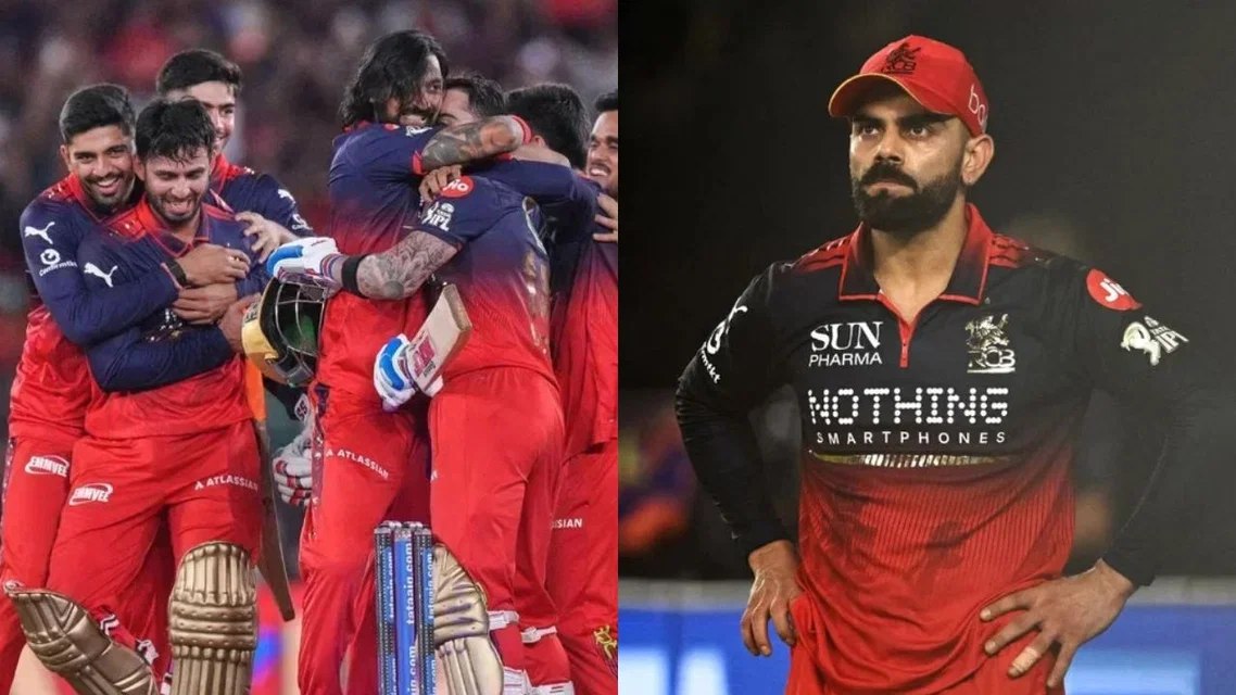 RCB team and Virat Kohli [Source: AFP]