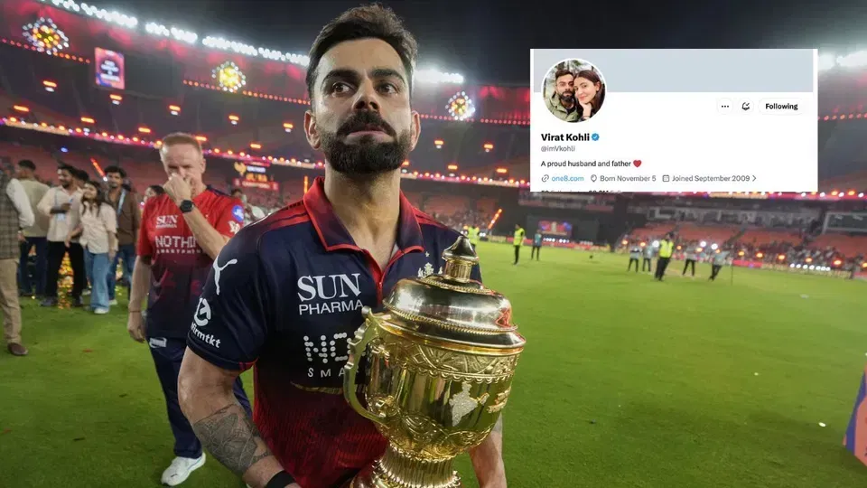 IPL में RCB की बैक-टू-बैक दो ख़िताबी जीत के बाद विराट कोहली ने सोशल मीडिया पर दी प्रतिक्रिया