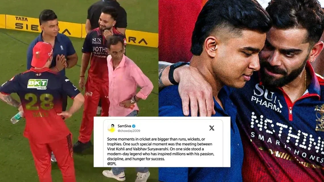 Vaibhav Sooryavanshi and Virat Kohli (Source: X)