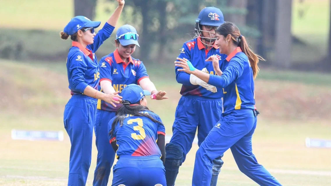 Nepal Women. [Source - @cricketnep/X]