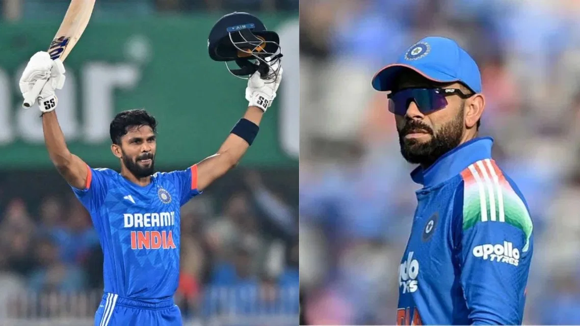 Ruturaj Gaikwad and Virat Kohli - (Source: AFP)