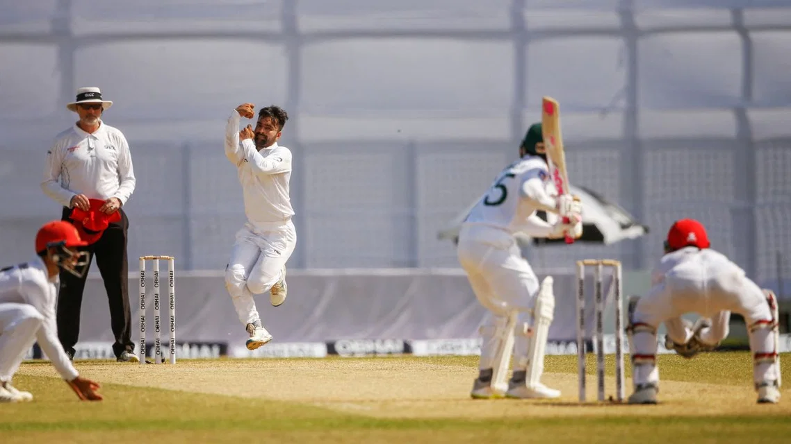 Rashid Khan in action (Source: AFP Photos)