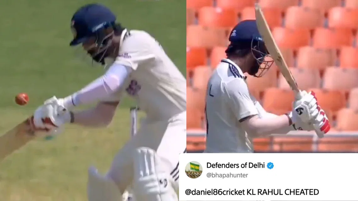KL Rahul In One-Off Test - (Source: ScreenGrab/X.com)
