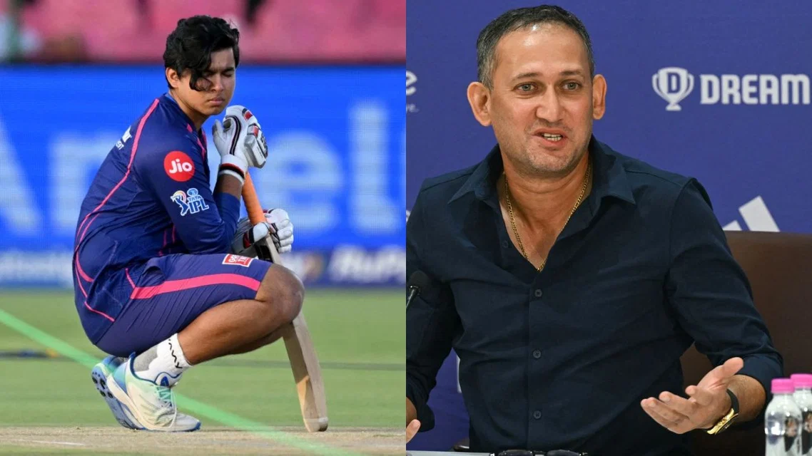 Ajit Agarkar and Vaibhav Sooryavanshi - (Source: AFP)