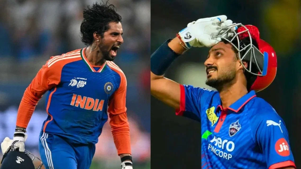 Tilak Varma and Axar Patel [Source: AFP, AP]