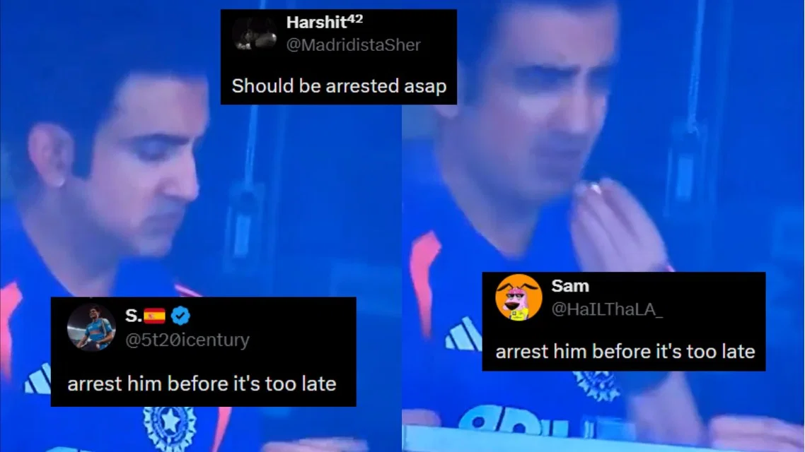 Gautam Gambhir targetted by fans [Source: screengrab]