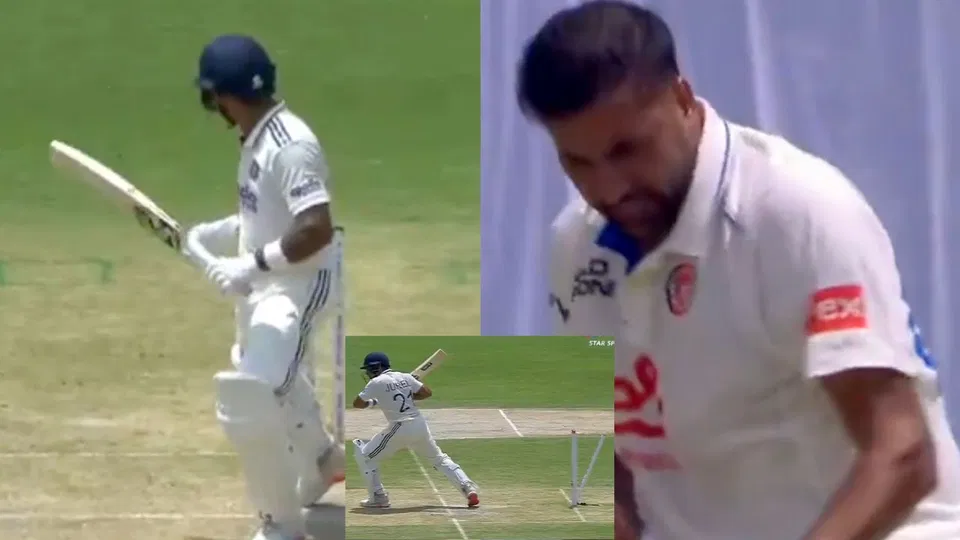 Afghanistan’s Saleem Safi Takes Brutal Revenge From Dhruv Jurel, Celebrates Wildly Afghanistan’s Saleem Safi Takes Brutal Revenge From Dhruv Jurel, Celebrates Wildly