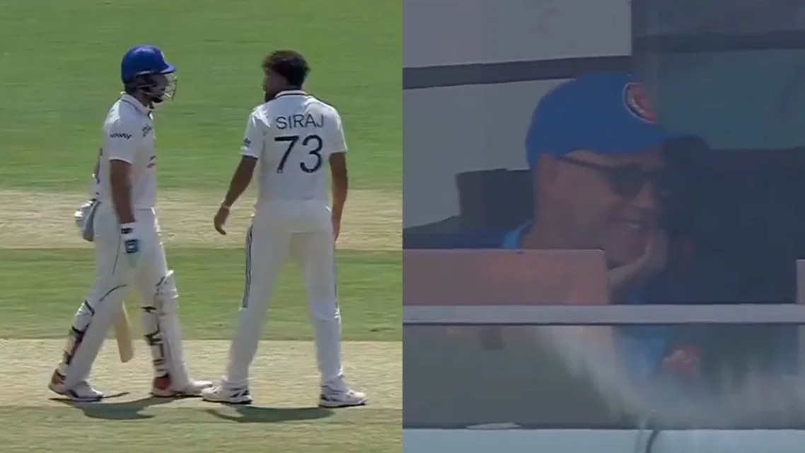 Mohammed Siraj Brings Australia-Level Nasty Sledge Vs Afghanistan (Source: Screengrab from JioStar)