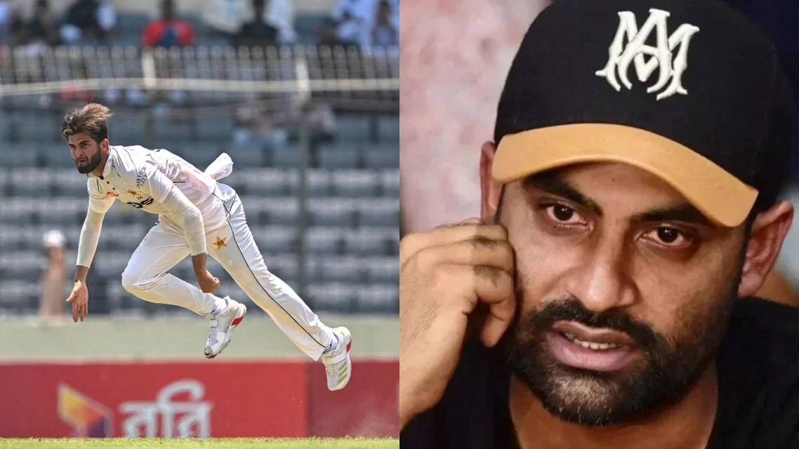 Shaheen Afridi and Tamim Iqbal [Source: AFP]