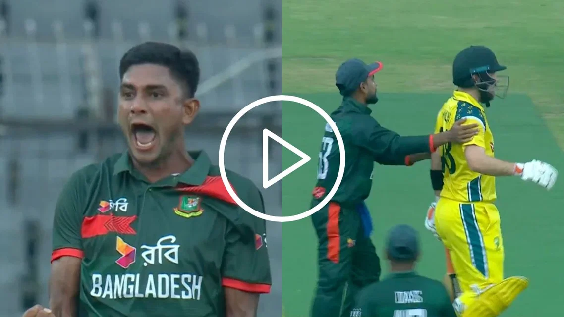 Nahid Rana fight with Josh Inglis. [Screengrab- BCB/X]