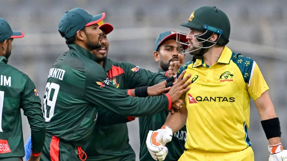 Josh Inglis had an off-field spat with Nahid Rana in BAN vs AFG 1st ODI. PC- AFP