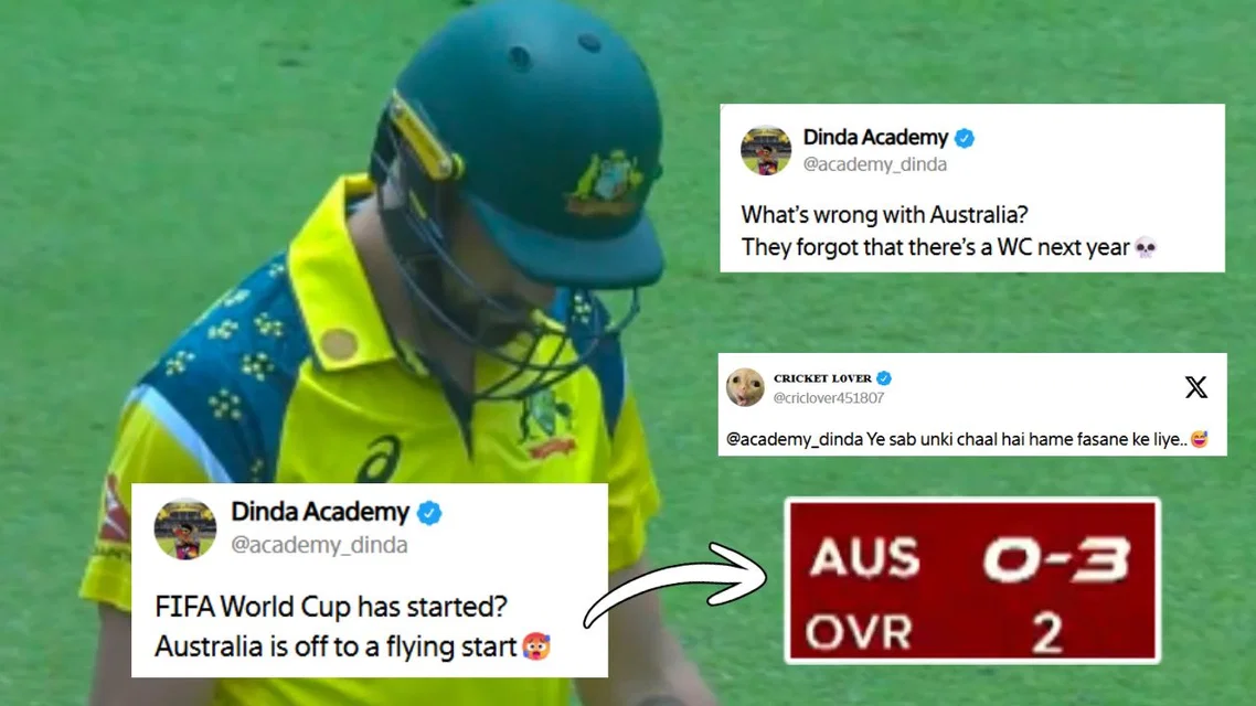 Australia suffered a humiliating collapse against Bangladesh [Source: X and Screengrab]