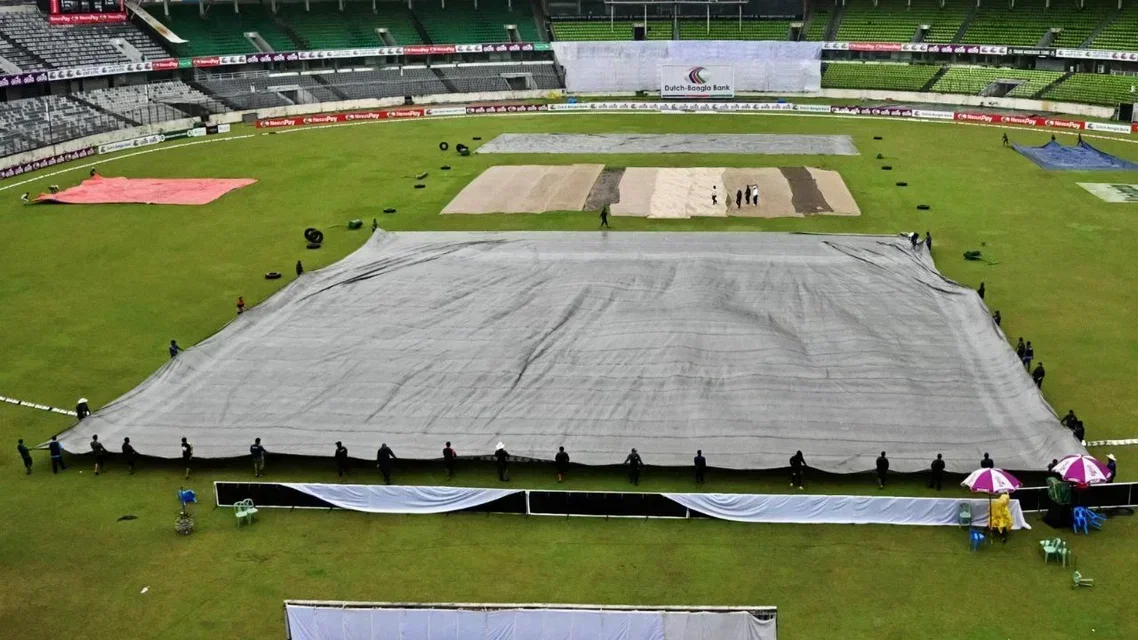 Rain interrupts BAN Vs AUS 2nd ODI [Source: AFP]
