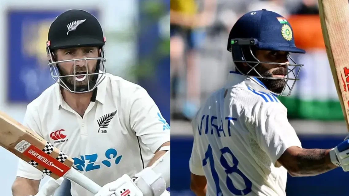 Kane Williamson Virat Kohli. [Source - AFP]