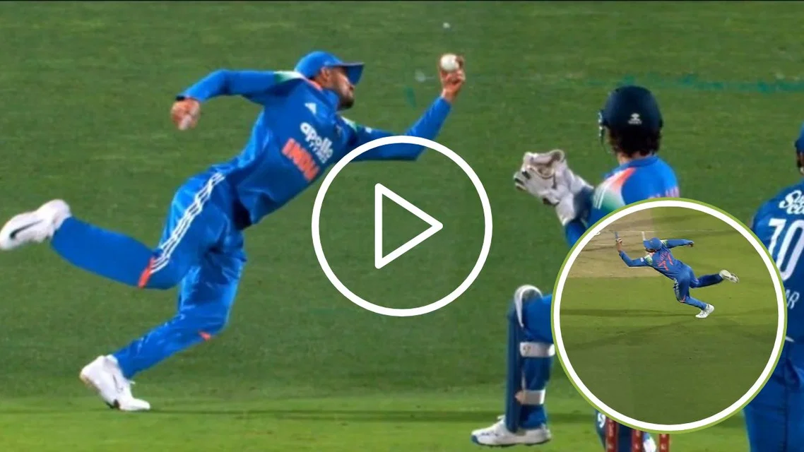 Shubman Gill's remarkable catch (Source: X)