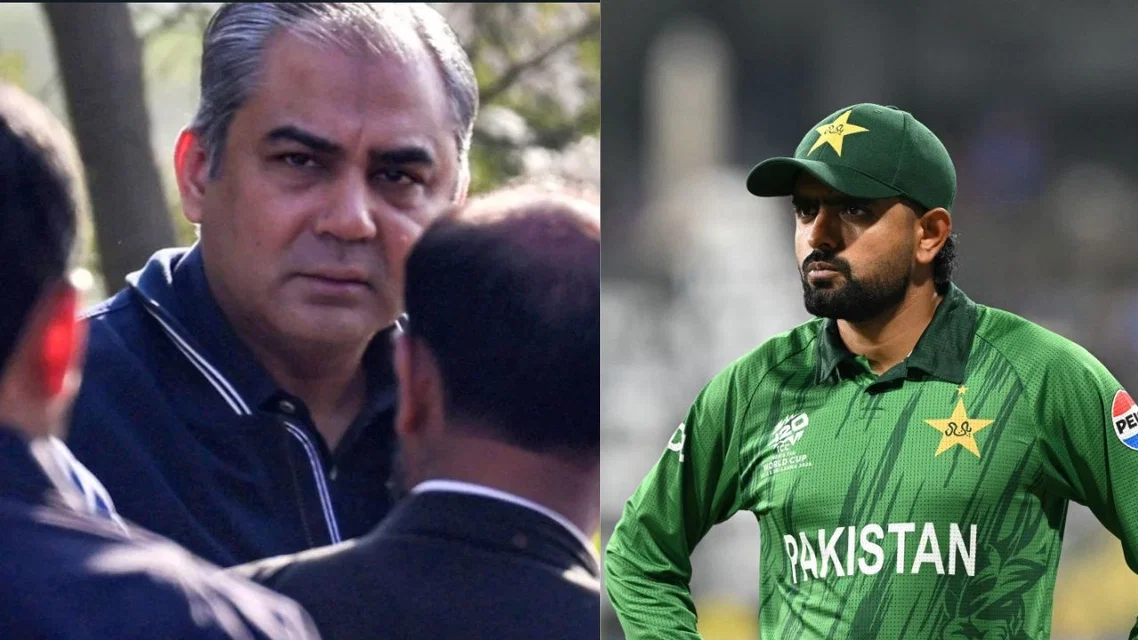 Naqvi indirectly calls Babar Azam selfish [Source: AFP]
