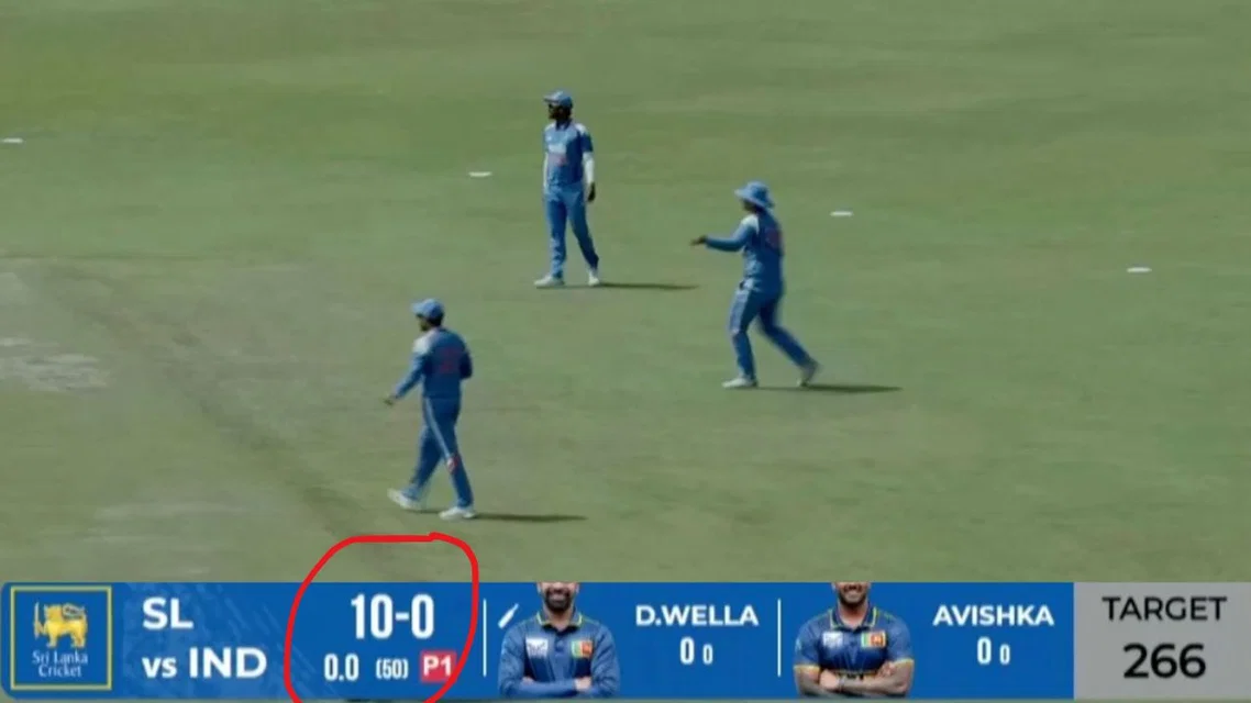 Sri Lanka vs India - (Source: ScreenGrab/X.com)