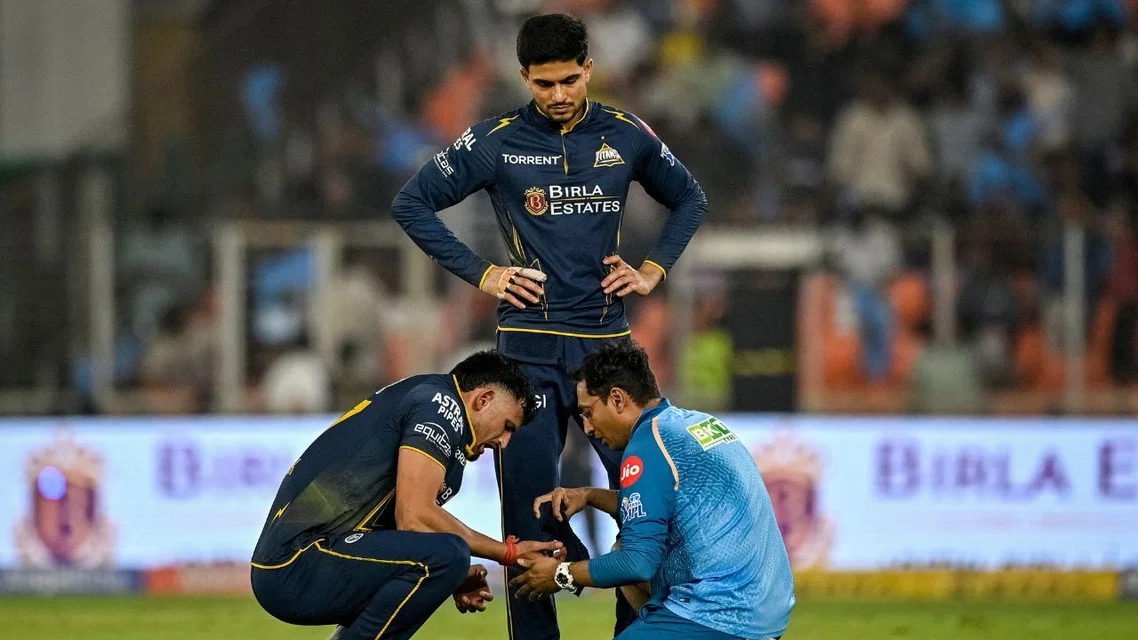 Ashok Sharma during IPL 2026 (Source: AFP Photos)