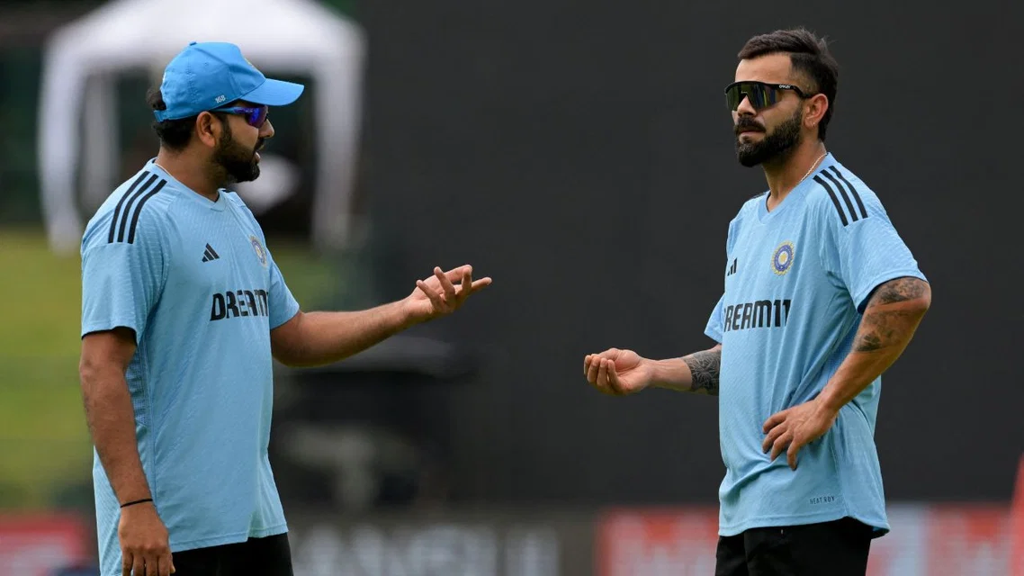 Rohit Sharma and Virat Kohli (Source: AFP)