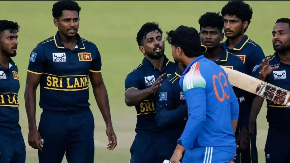 Sooryavanshi fought with Sri Lanka A players in last game [Source: Source: X/micchamasala]
