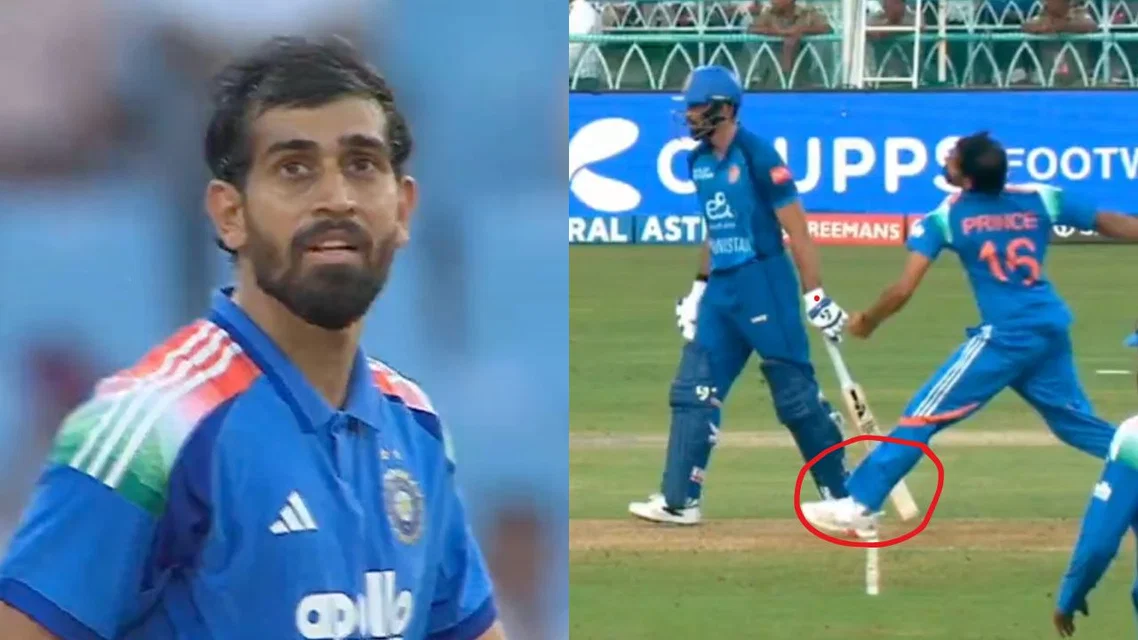 Prince Yadav's no ball spoiled his maiden ODI wicket [Source: X]