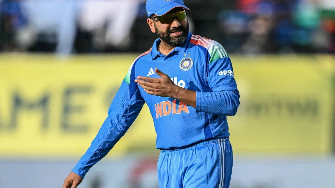 Rohit Sharma ICC Record Broken. Image Credits: AFP