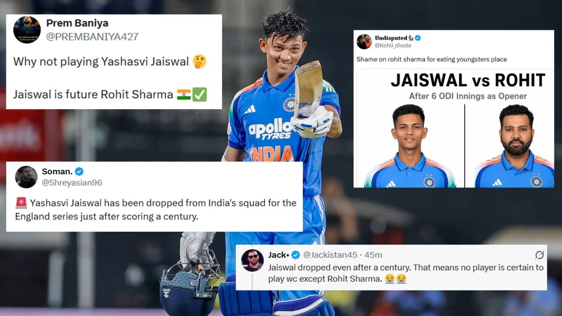 Fans back Yashasvi Jaiswal [Source: @BCCI/x, screengrab]