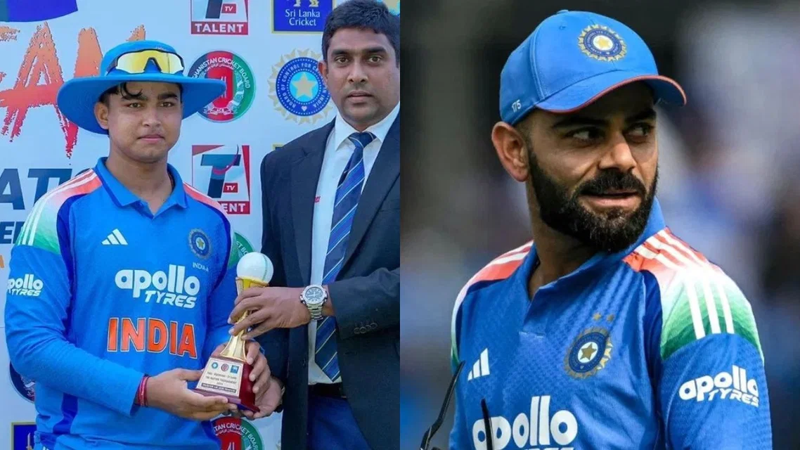 Vaibhav Sooryavanshi and Virat Kohli [Source: BCCI, AFP]
