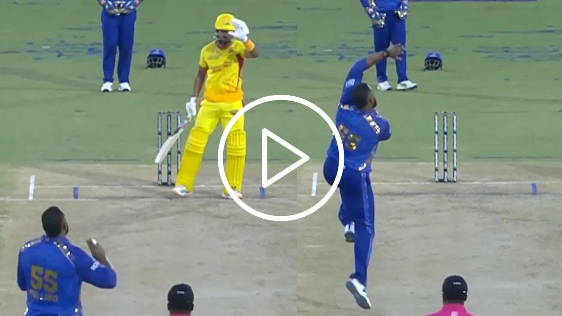 Kieron Pollard Gets Into On-Field Again (Image Source: Screengrab from X)