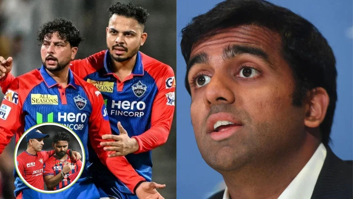 Kuldeep Yadav, Rishabh Pant and Parth Jindal (Source: AFP)