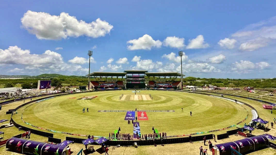 Sir Vivian Richards Stadium, Antigua, Pitch Report [Source: @mdsadiq2k/X]