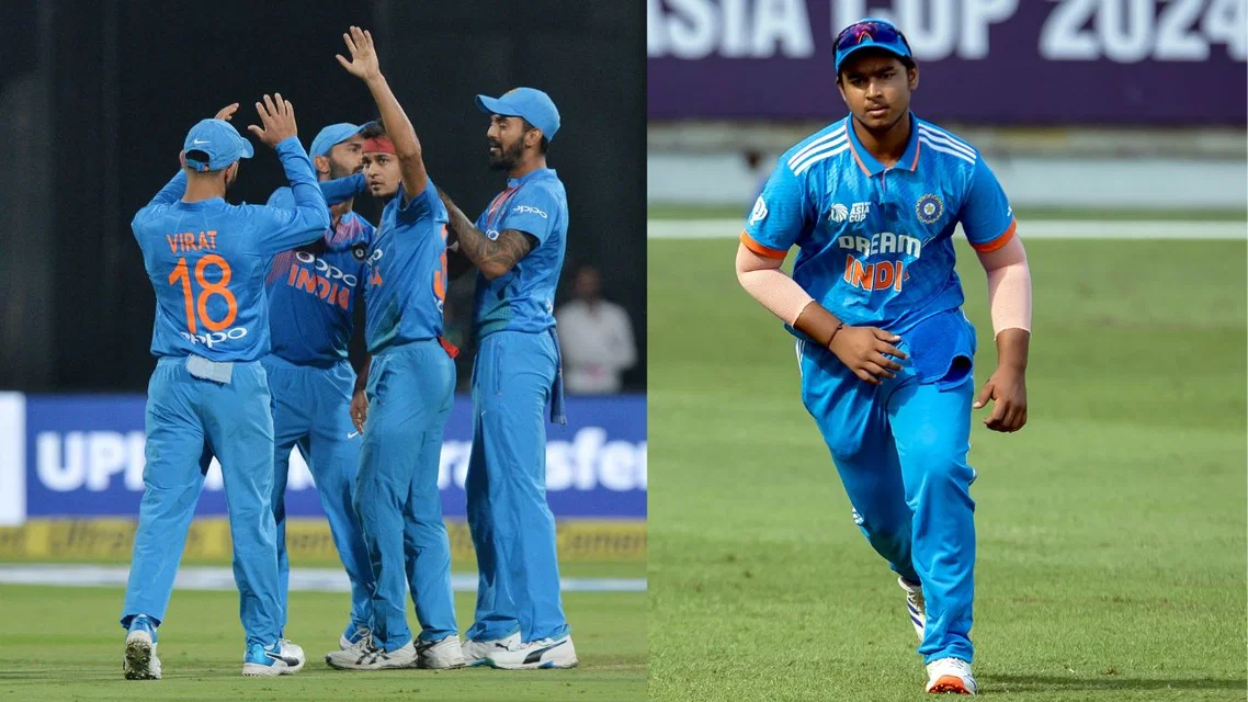 Sooryavanshi could become 5th India player to make T20I debut in Ireland [Source: AFP]