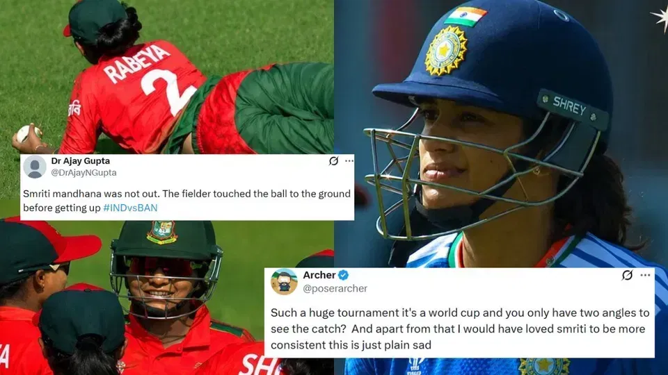 Smriti Mandhana Fails vs Bangladesh; Fans Blame Umpires Over Controversial Decision
