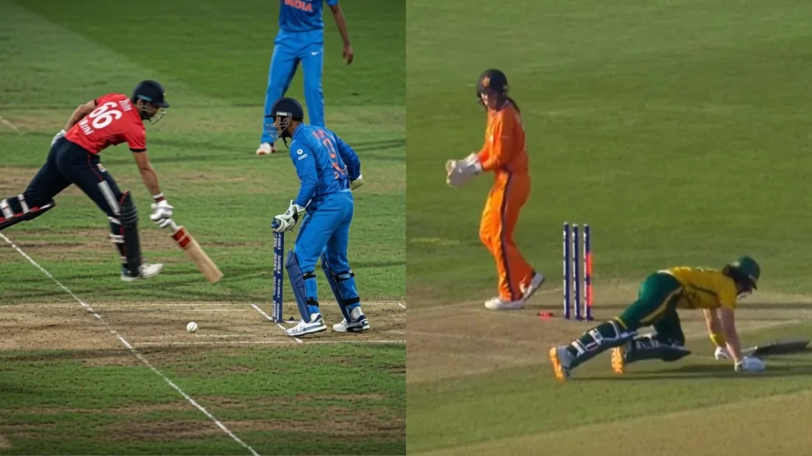 MS Dhoni furious while Netherlands camp make a mistake [Source: YouTube and Instagram]