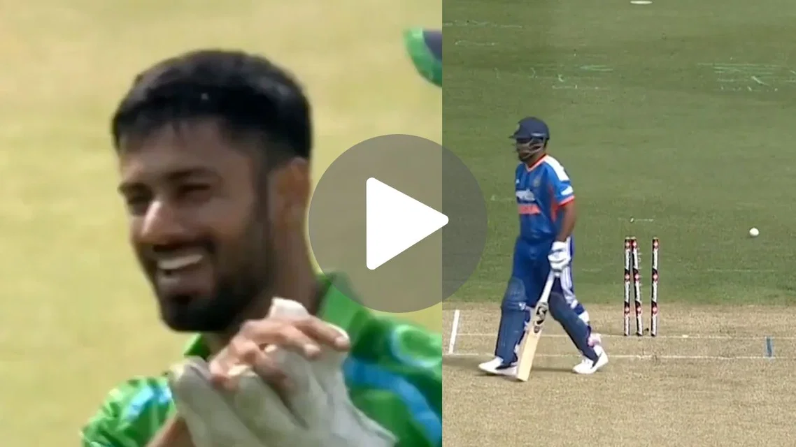 Jai Moondra made his T20I debut vs India on Friday. PC- Screengrab