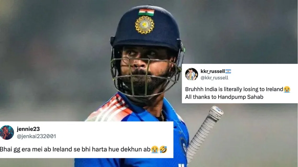 Fans rage as India lose to Ireland in first T20I [Source: X]