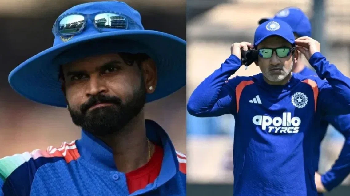 Shreyas Iyer and Gautam Gambhir [Source: AFP]