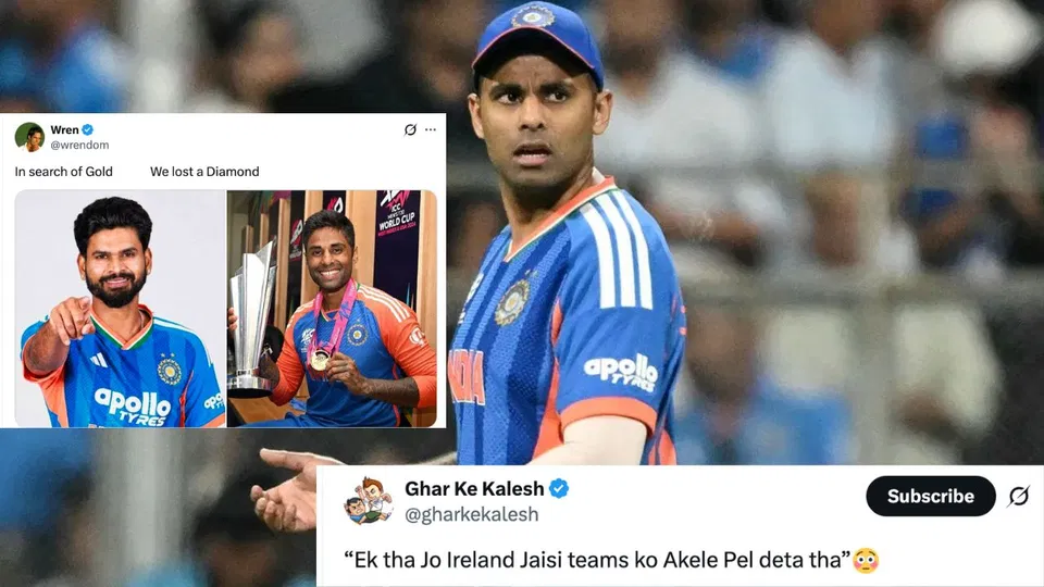 "Missing Saviour Of Upsets": Fans Rue Suryakumar Yadav's Snub After Ireland Disaster