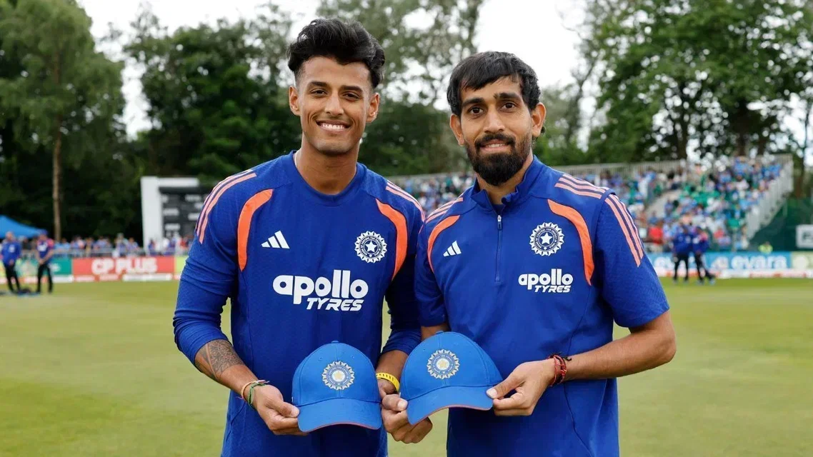 Suryansh Shedge, Prince Yadav for India [Source: @BCCI/X]