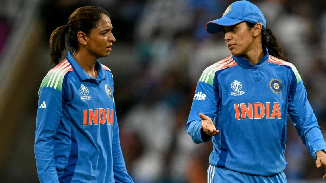 Harmanpreet Kaur and Smriti Mandhana [Source: AFP]
