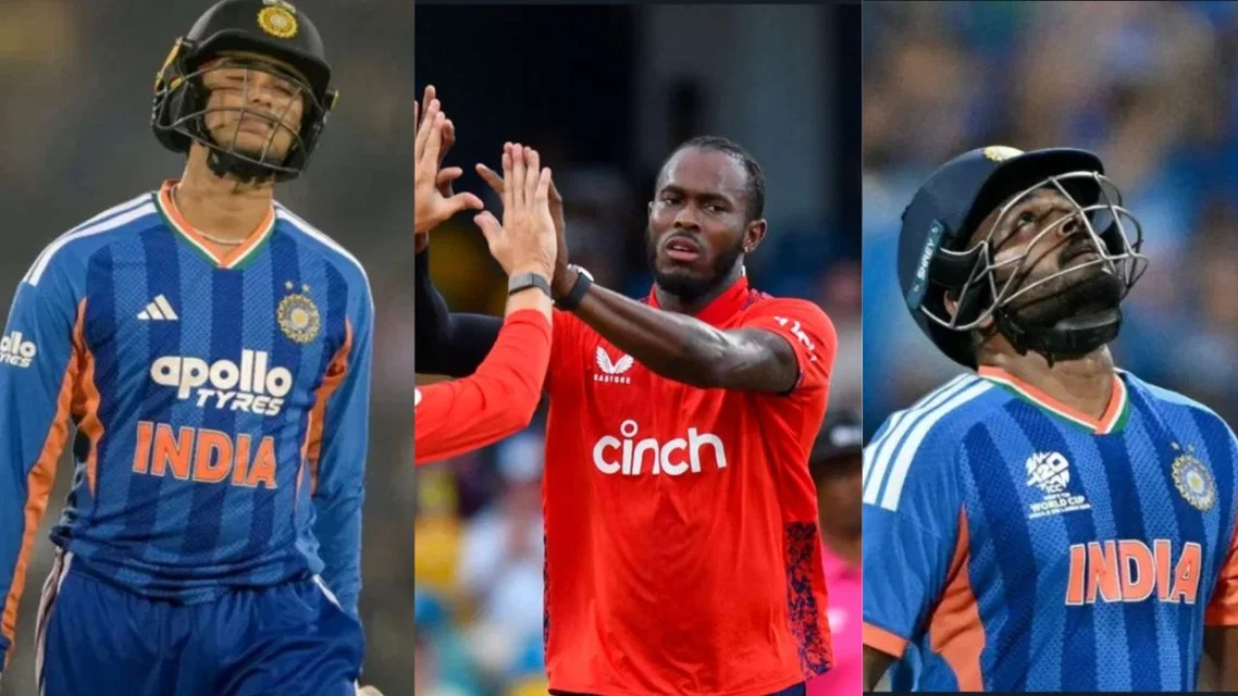 IND Vs ENG player battles for the first T20I [Source: AFP]
