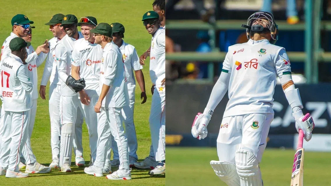 Zimbabwe embarrass Bangladesh [Source: @ZimCricketv/x]