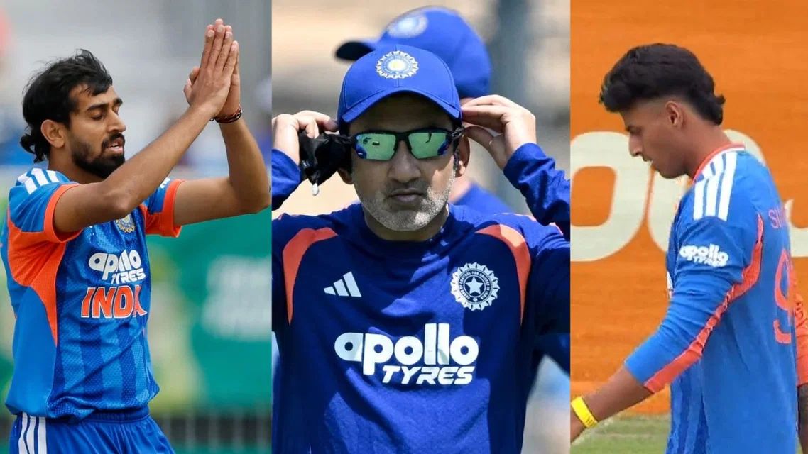 Prince Yadav, Suryansh Shedge are dropped from India's XI. [Source- AFP, X.com]