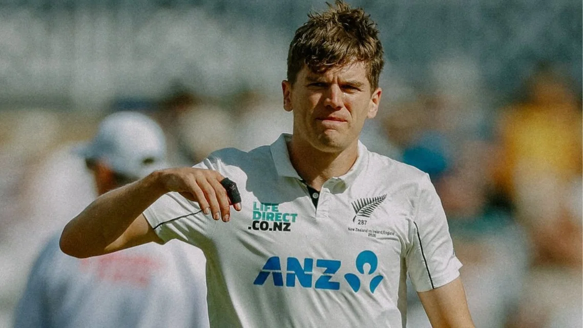 Ben Sears has been ruled out of the New Zealand vs WI ODIs [Source: X]