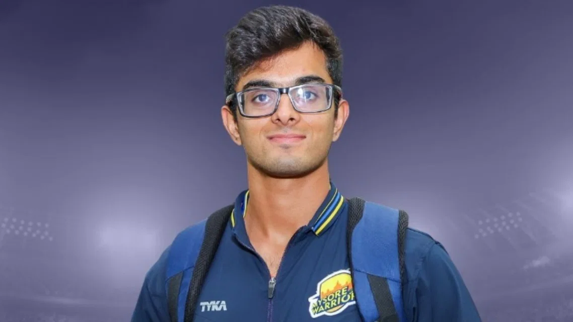 Samit Dravid is currently playing in Maharaja Trophy. PC- X.com