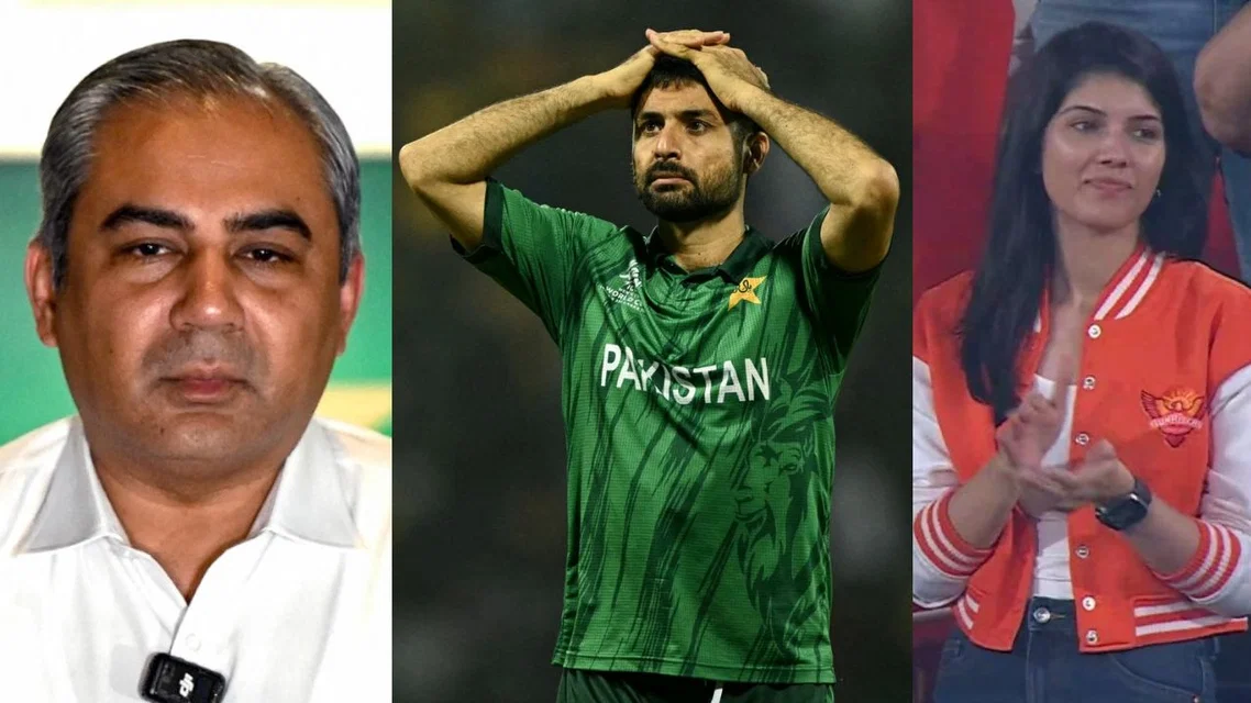 Mohsin Naqvi, Abrar Ahmed and Kavya Maran - (Source: AFP/X)